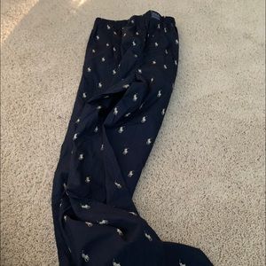 Mens Ralph Lauren pajama bottoms Navy Blue XL….